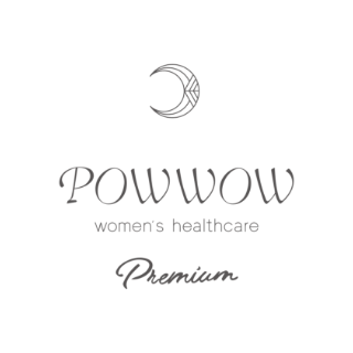 ロゴ：ウィメンズヘルスケアサロン パウワウプレミアム