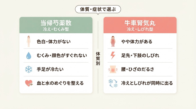 更年期のしびれに効く漢方は体質・症状で選ぶ