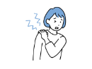 肩こりに悩む女性